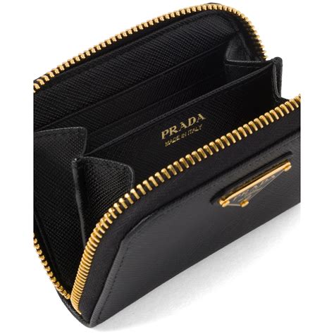 prada saffiano card case|saffiano leather card holder Prada.